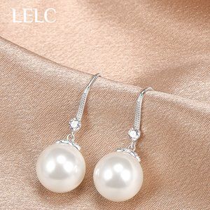 LELCS999 sterling silver pearl earrings